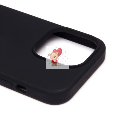 Чехол-накладка для Apple iPhone 14 Pro (черный) [ORG] Soft Touch