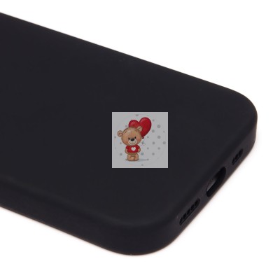 Чехол-накладка для Apple iPhone 14 Pro (черный) [ORG] Soft Touch