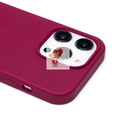 Чехол-накладка для Apple iPhone 14 Pro (бордовый) [ORG] Soft Touch