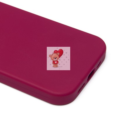 Чехол-накладка для Apple iPhone 14 Pro (бордовый) [ORG] Soft Touch