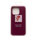 Чехол-накладка для Apple iPhone 14 Pro (бордовый) [ORG] Soft Touch