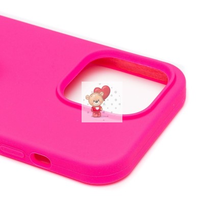 Чехол-накладка для Apple iPhone 14 Pro (темно-розовый) [ORG] Soft Touch