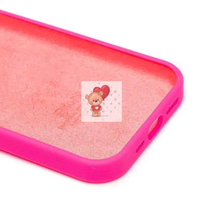 Чехол-накладка для Apple iPhone 14 Pro (темно-розовый) [ORG] Soft Touch