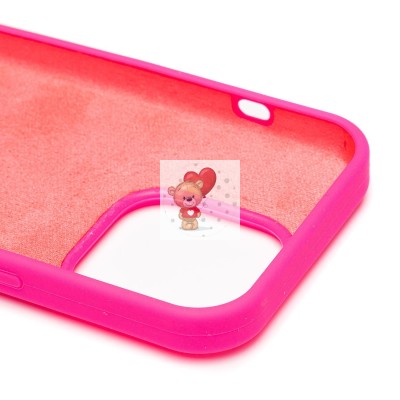 Чехол-накладка для Apple iPhone 14 Pro (темно-розовый) [ORG] Soft Touch