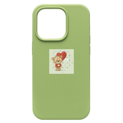 Чехол-накладка для Apple iPhone 14 Pro (светло-зеленый) [ORG] Soft Touch