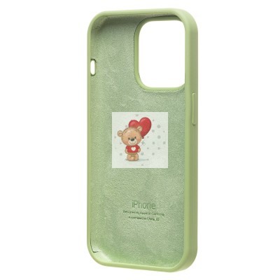 Чехол-накладка для Apple iPhone 14 Pro (светло-зеленый) [ORG] Soft Touch