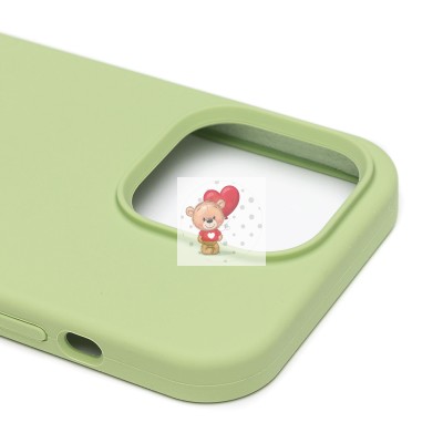 Чехол-накладка для Apple iPhone 14 Pro (светло-зеленый) [ORG] Soft Touch