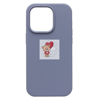 Чехол-накладка для Apple iPhone 14 Pro (ночной синий) [ORG] Soft Touch