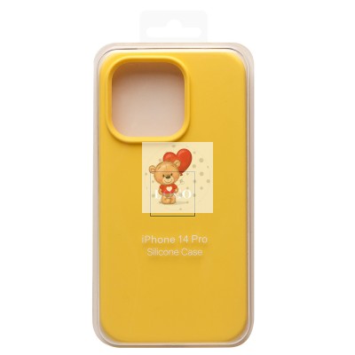 Чехол-накладка для Apple iPhone 14 Pro (желтый) [ORG] Soft Touch