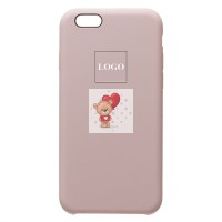 Чехол-накладка для Apple iPhone 6 (бежевый) [ORG] Soft Touch