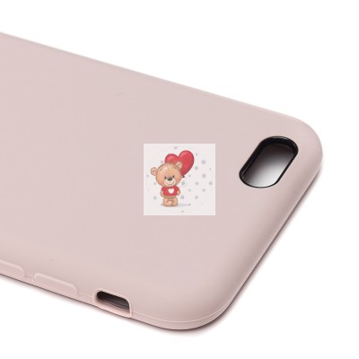 Чехол-накладка для Apple iPhone 6 (бежевый) [ORG] Soft Touch