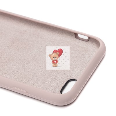 Чехол-накладка для Apple iPhone 6 (бежевый) [ORG] Soft Touch