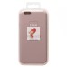 Чехол-накладка для Apple iPhone 6 (бежевый) [ORG] Soft Touch