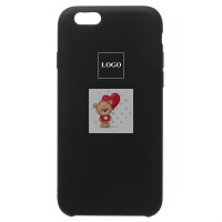 Чехол-накладка для Apple iPhone 6S (черный) [ORG] Soft Touch