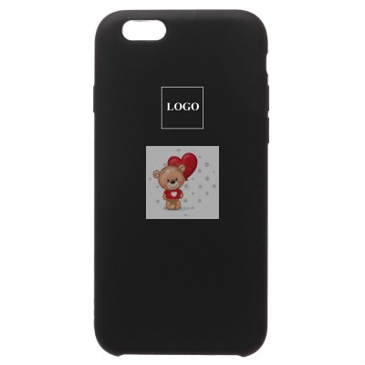 Чехол-накладка для Apple iPhone 6 (черный) [ORG] Soft Touch