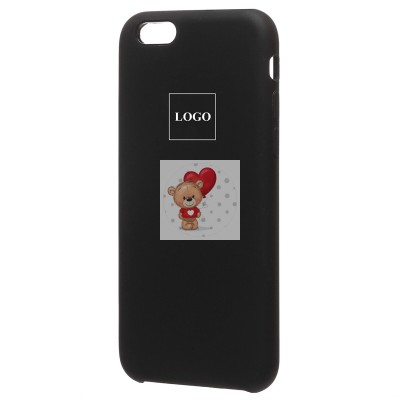 Чехол-накладка для Apple iPhone 6 (черный) [ORG] Soft Touch
