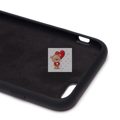 Чехол-накладка для Apple iPhone 6 (черный) [ORG] Soft Touch