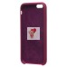 Чехол-накладка для Apple iPhone 6 (бордовый) [ORG] Soft Touch