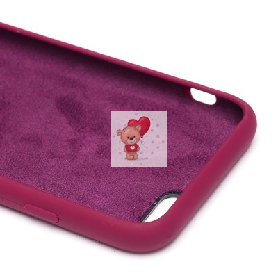 Чехол-накладка для Apple iPhone 6 (бордовый) [ORG] Soft Touch