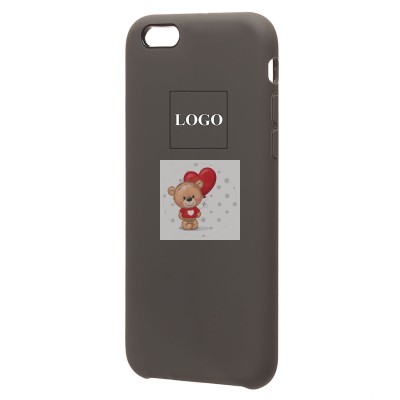 Чехол-накладка для Apple iPhone 6 (темно-оливковый) [ORG] Soft Touch