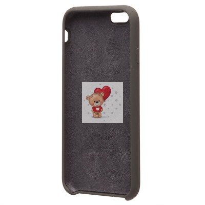 Чехол-накладка для Apple iPhone 6 (темно-оливковый) [ORG] Soft Touch