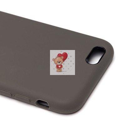 Чехол-накладка для Apple iPhone 6 (темно-оливковый) [ORG] Soft Touch