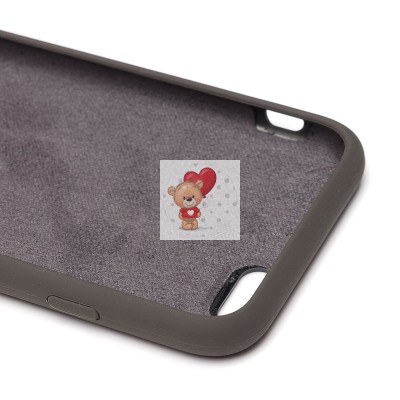 Чехол-накладка для Apple iPhone 6 (темно-оливковый) [ORG] Soft Touch