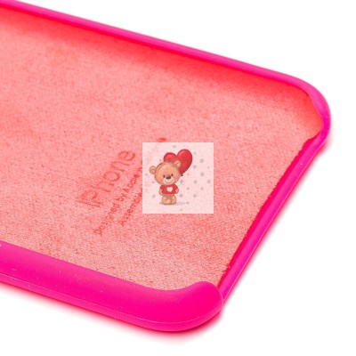 Чехол-накладка для Apple iPhone 6 (темно-розовый) [ORG] Soft Touch