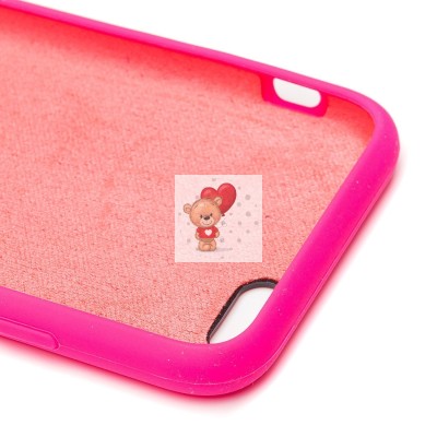 Чехол-накладка для Apple iPhone 6 (темно-розовый) [ORG] Soft Touch