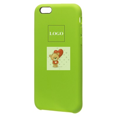 Чехол-накладка для Apple iPhone 6 (зеленый) [ORG] Soft Touch