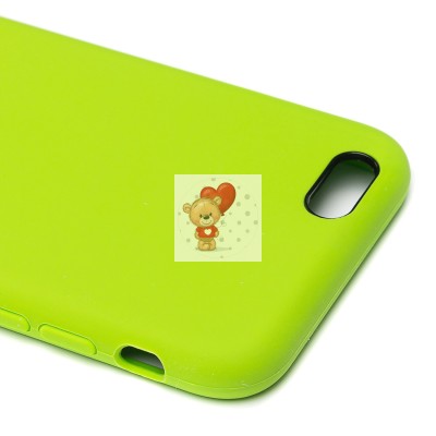 Чехол-накладка для Apple iPhone 6 (зеленый) [ORG] Soft Touch