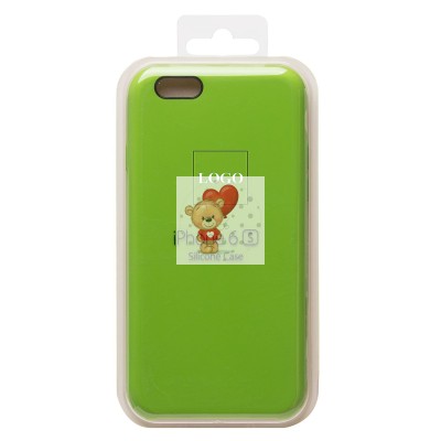 Чехол-накладка для Apple iPhone 6 (зеленый) [ORG] Soft Touch