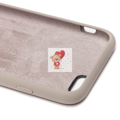 Чехол-накладка для Apple iPhone 6 (серый) [ORG] Soft Touch