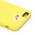 Чехол-накладка для Apple iPhone 6 (лимонный) [ORG] Soft Touch