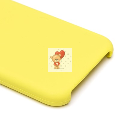 Чехол-накладка для Apple iPhone 6 (лимонный) [ORG] Soft Touch