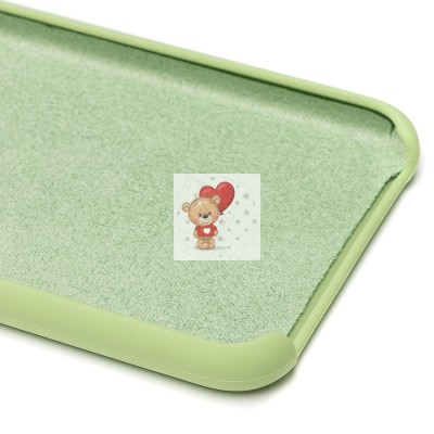 Чехол-накладка для Apple iPhone 6 (светло-зеленый) [ORG] Soft Touch