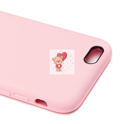 Чехол-накладка для Apple iPhone 6 (светло-розовый) [ORG] Soft Touch