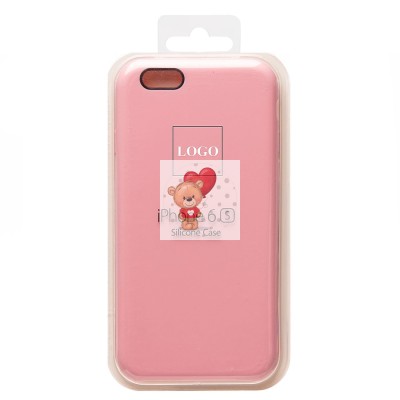 Чехол-накладка для Apple iPhone 6 (светло-розовый) [ORG] Soft Touch