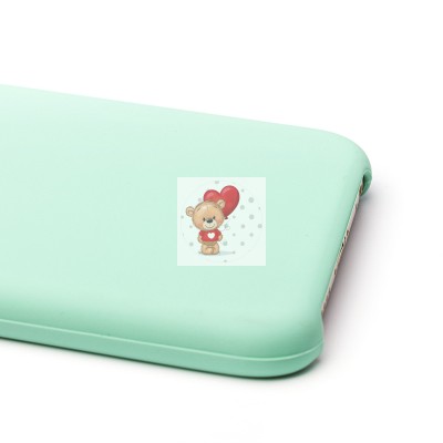 Чехол-накладка для Apple iPhone 6 (мятный) [ORG] Soft Touch