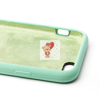 Чехол-накладка для Apple iPhone 6 (мятный) [ORG] Soft Touch