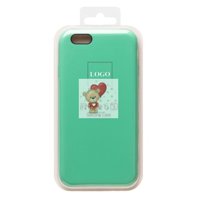 Чехол-накладка для Apple iPhone 6 (мятный) [ORG] Soft Touch