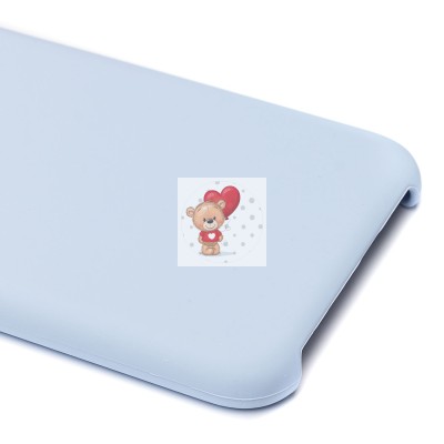 Чехол-накладка для Apple iPhone 6S (пастельный синий) [ORG] Soft Touch