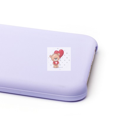 Чехол-накладка для Apple iPhone 6 (пастельный сиреневый) [ORG] Soft Touch