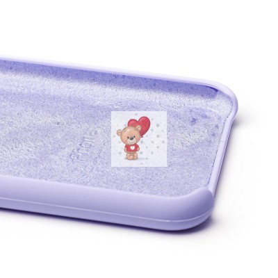 Чехол-накладка для Apple iPhone 6 (пастельный сиреневый) [ORG] Soft Touch