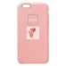 Чехол-накладка для Apple iPhone 6 (розовый) [ORG] Soft Touch