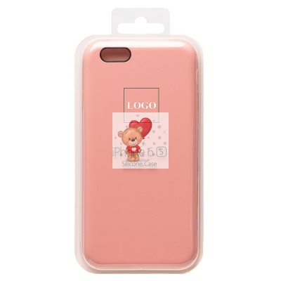 Чехол-накладка для Apple iPhone 6 (розовый) [ORG] Soft Touch