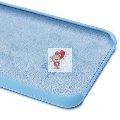 Чехол-накладка для Apple iPhone 6 (небесный синий) [ORG] Soft Touch