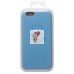 Чехол-накладка для Apple iPhone 6 (небесный синий) [ORG] Soft Touch