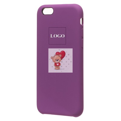 Чехол-накладка для Apple iPhone 6 (фиолетовый) [ORG] Soft Touch