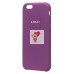Чехол-накладка для Apple iPhone 6 (фиолетовый) [ORG] Soft Touch